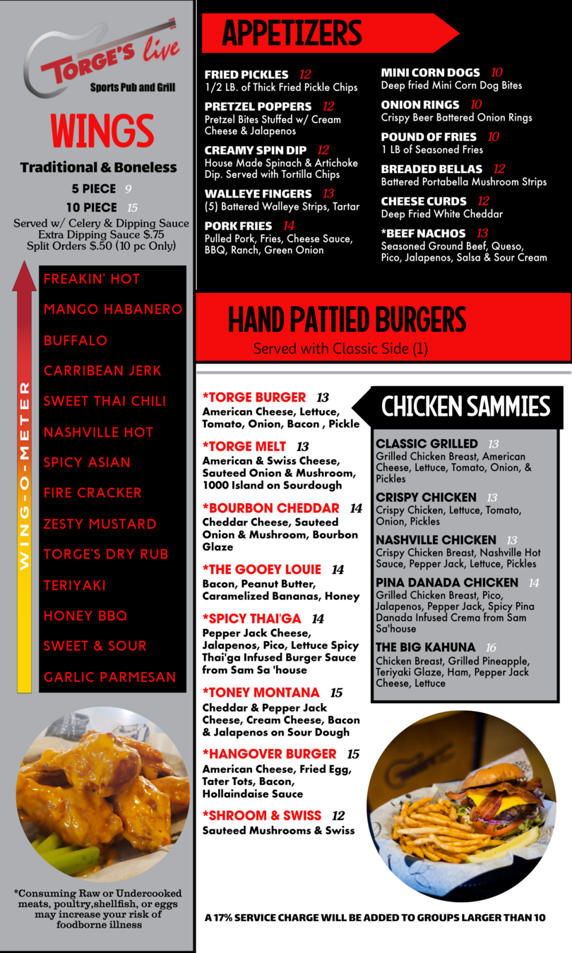 Torge's Live Menu Page 1